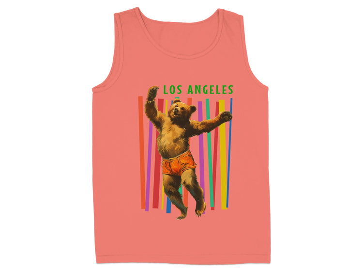 Los Angeles Dancing Bear Crewneck Tank Top Product