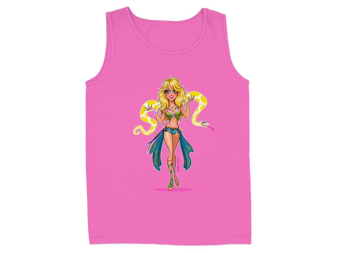 Trendy Graphic Pink Tank Top Fashionable product type