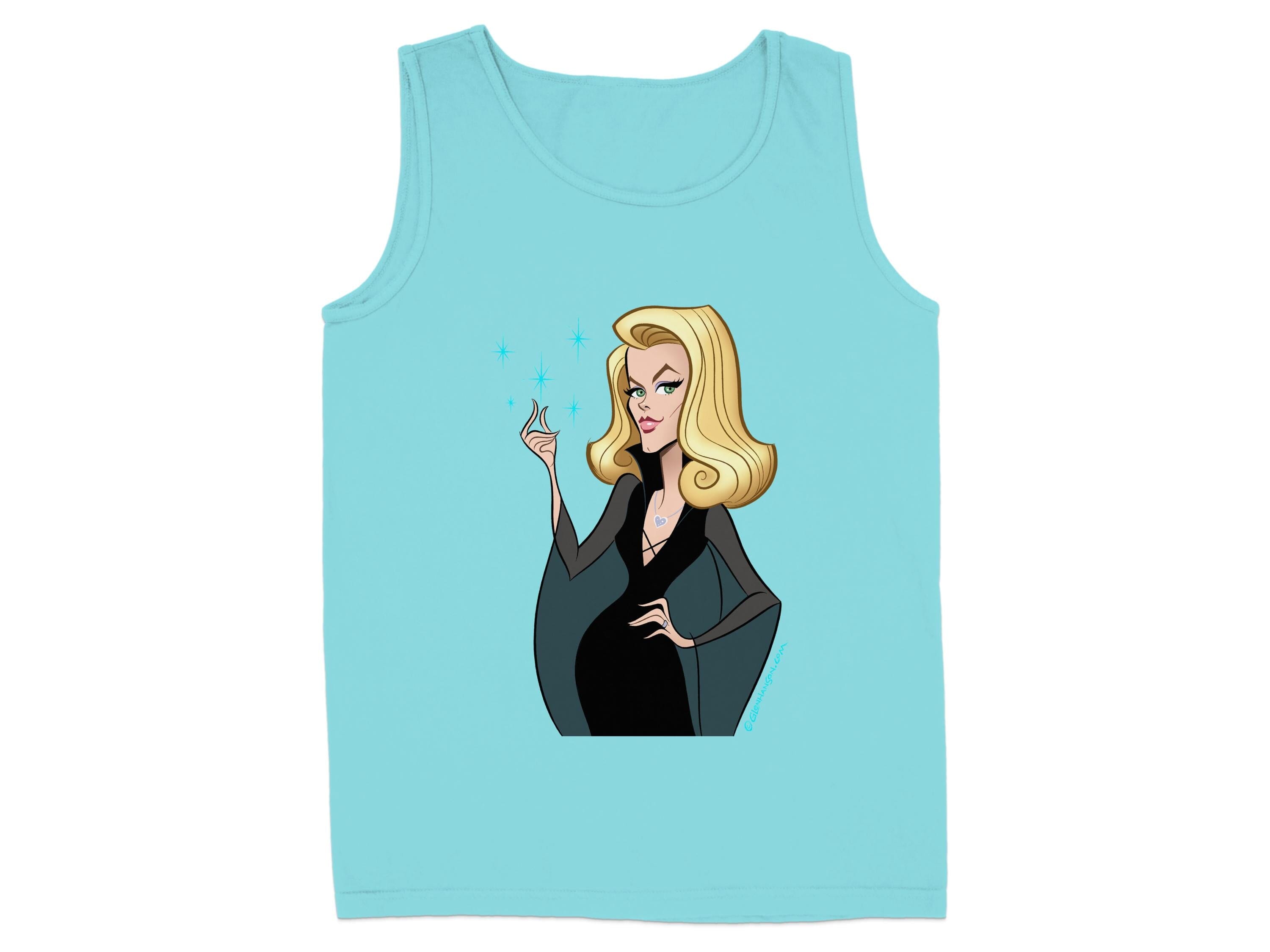 Enchanting Blonde Cartoon Character Tank Top product type