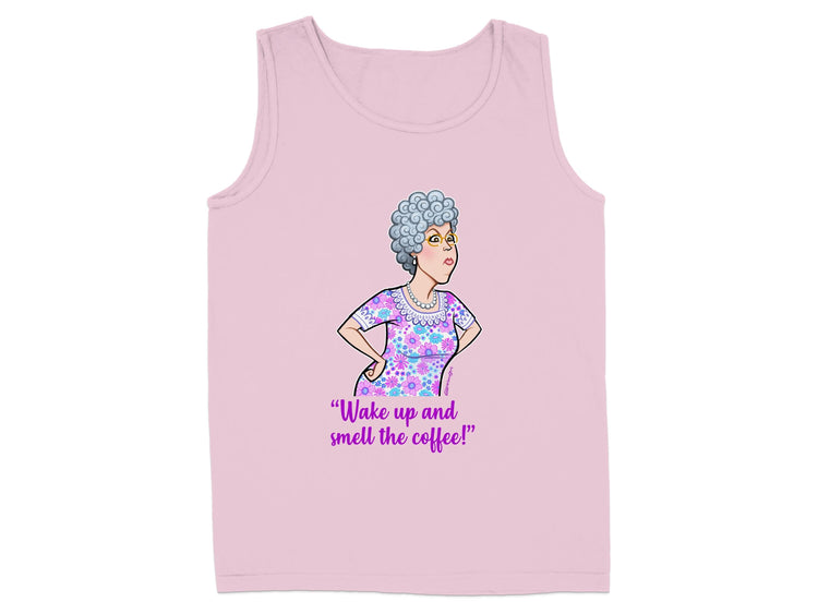 Wake Up And Smell The Coffee Graphic Tank Top product