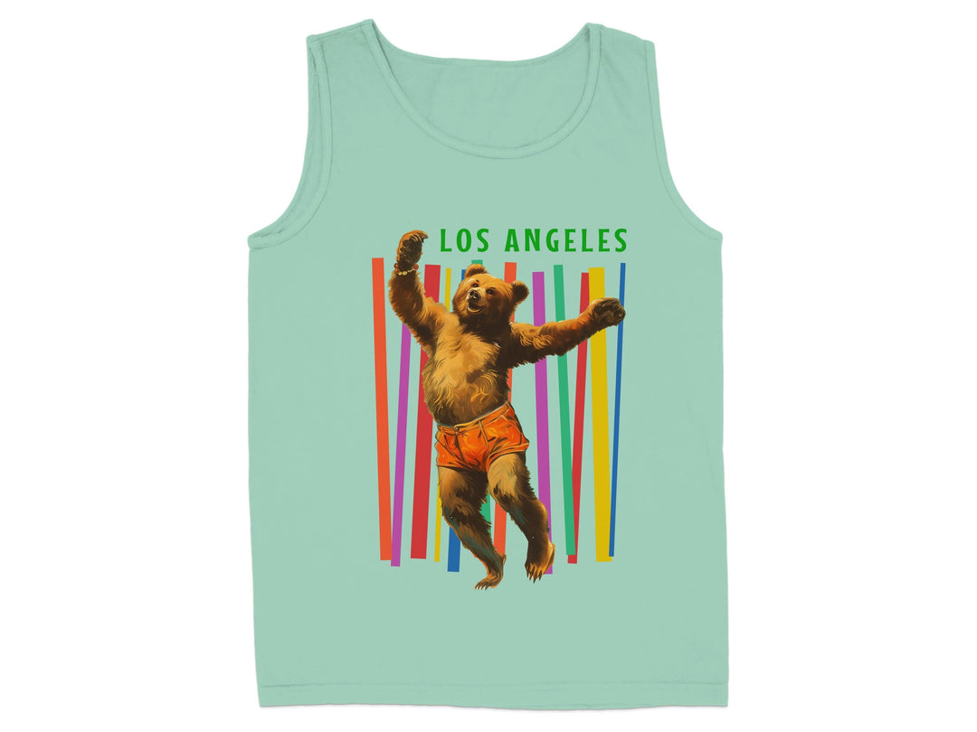 Los Angeles Dancing Bear Graphic Tank Top product type