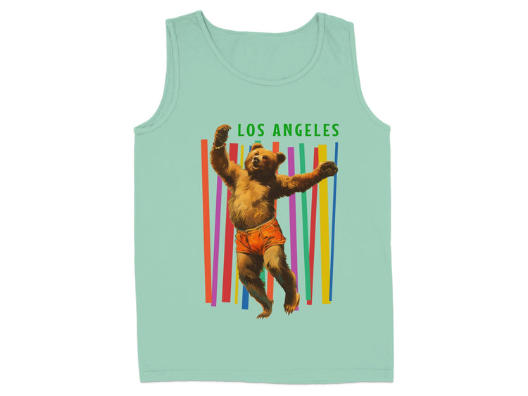 Los Angeles Dancing Bear Graphic Tank Top product type