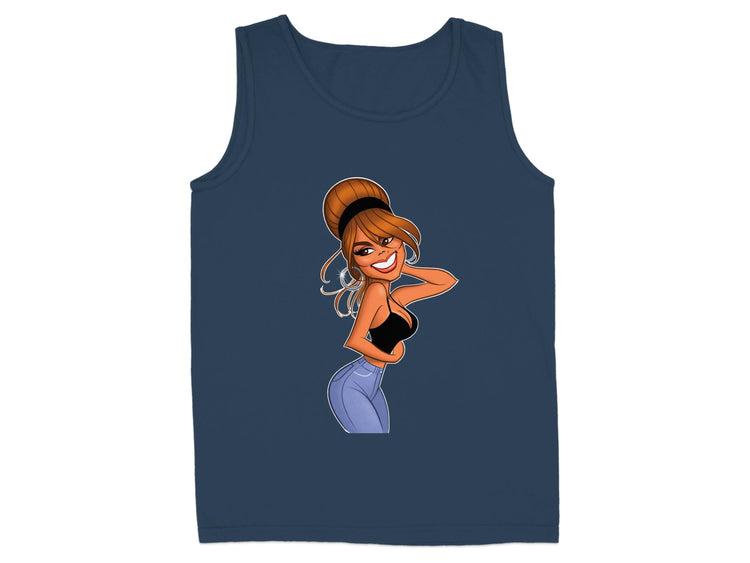 Stylish Cartoon Character Printed Tank Top product type