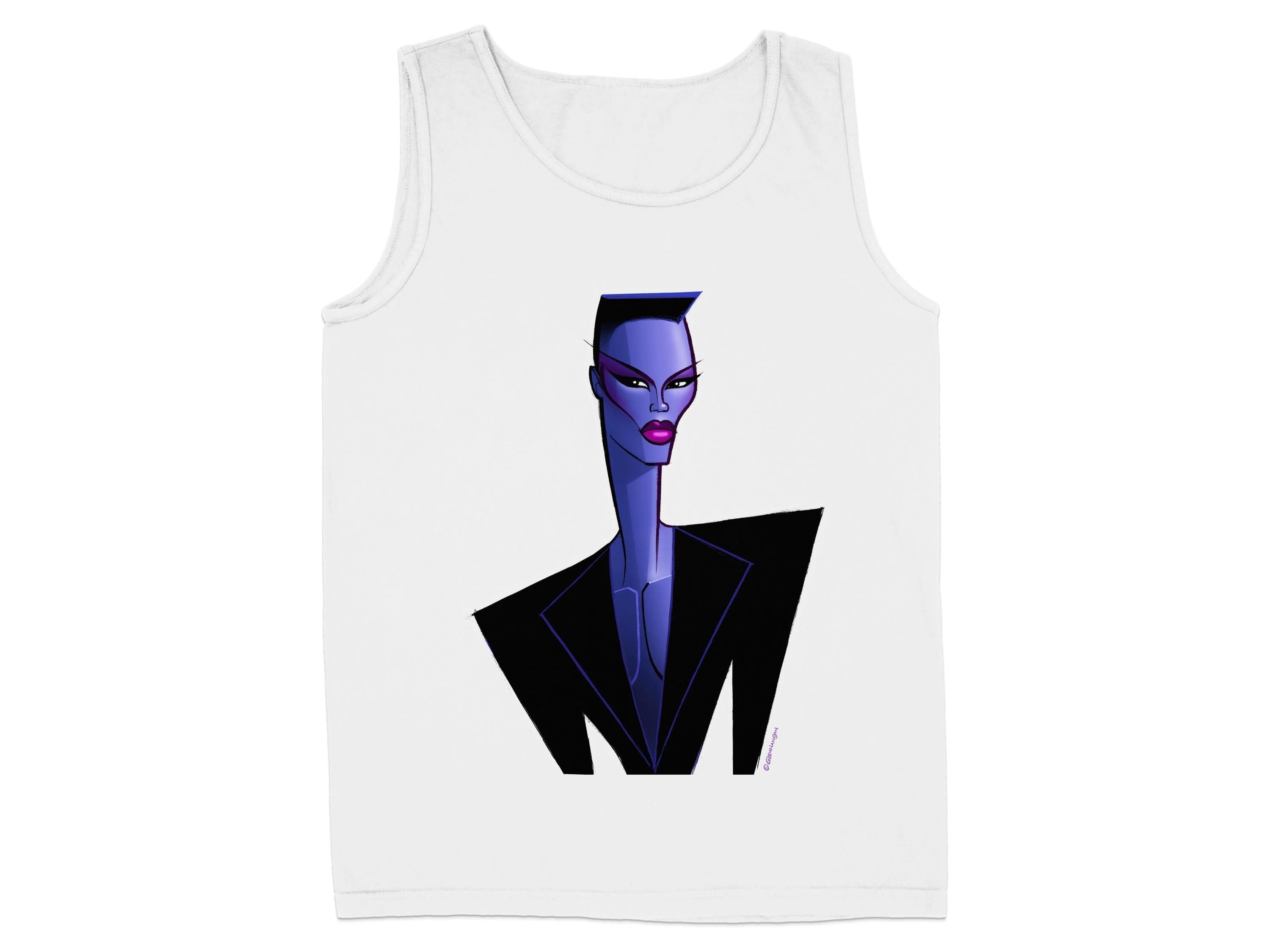 Bold Abstract Art Illustration Tank Top product type