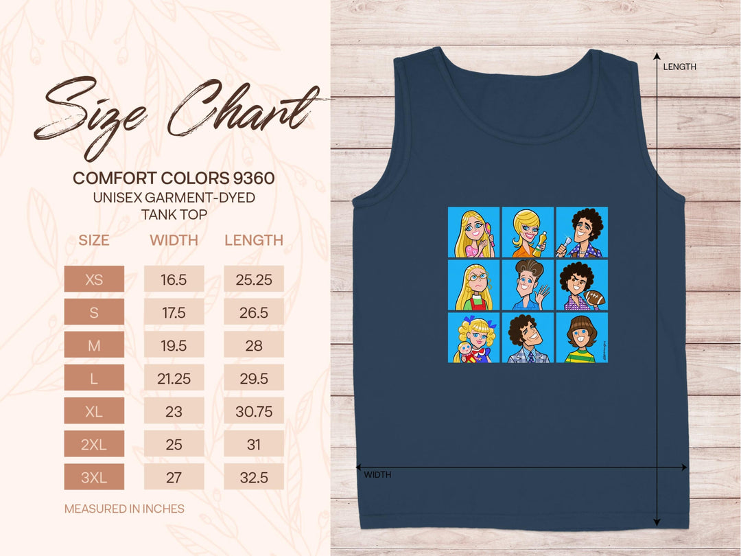 Retro Graphic Unisex Tank Top Classic Comic Art product type