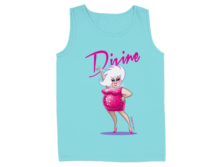 Divine Graphic Tank Top Colorful Fun Clothing product type
