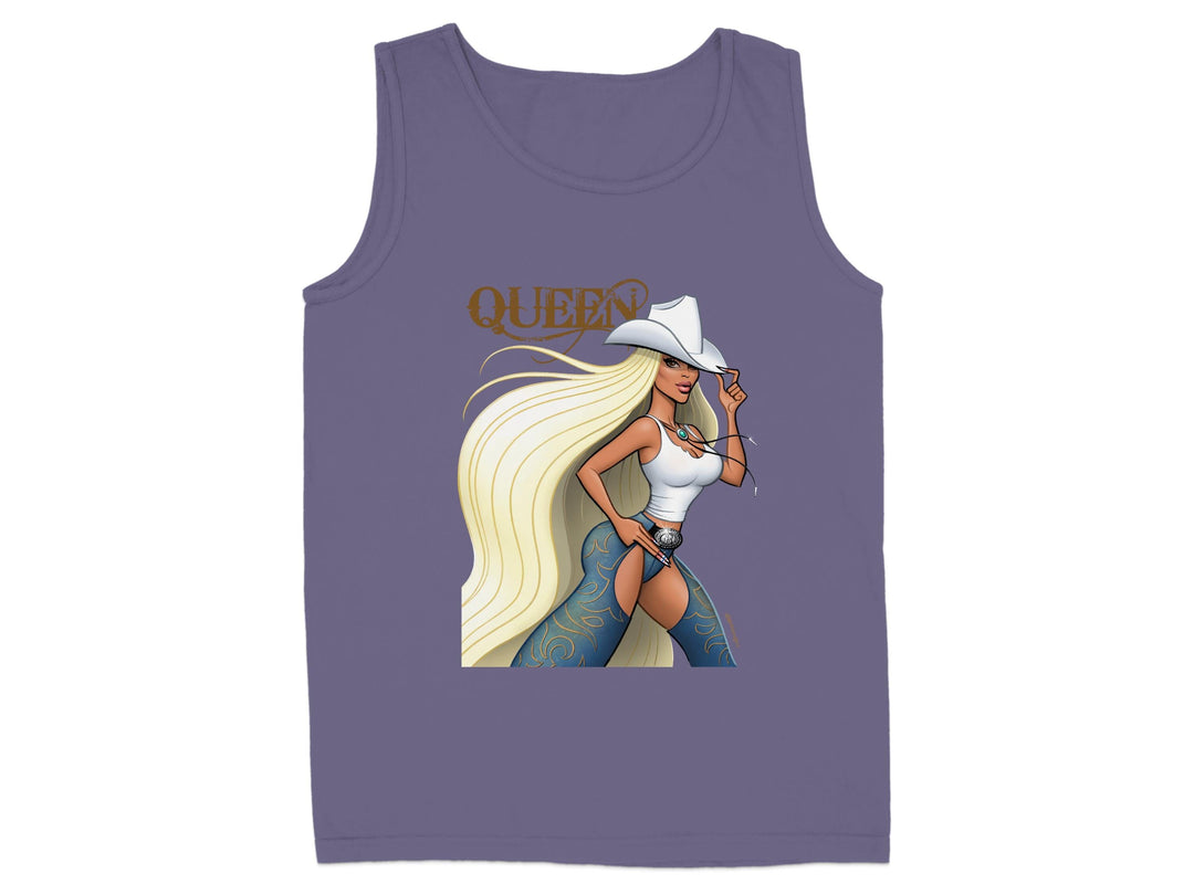 Fashionable Queen Graphic Print Tank Top product type