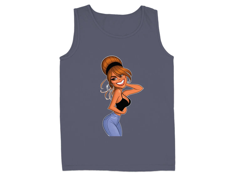 Stylish Tank Top with Trendy Cartoon Character product type