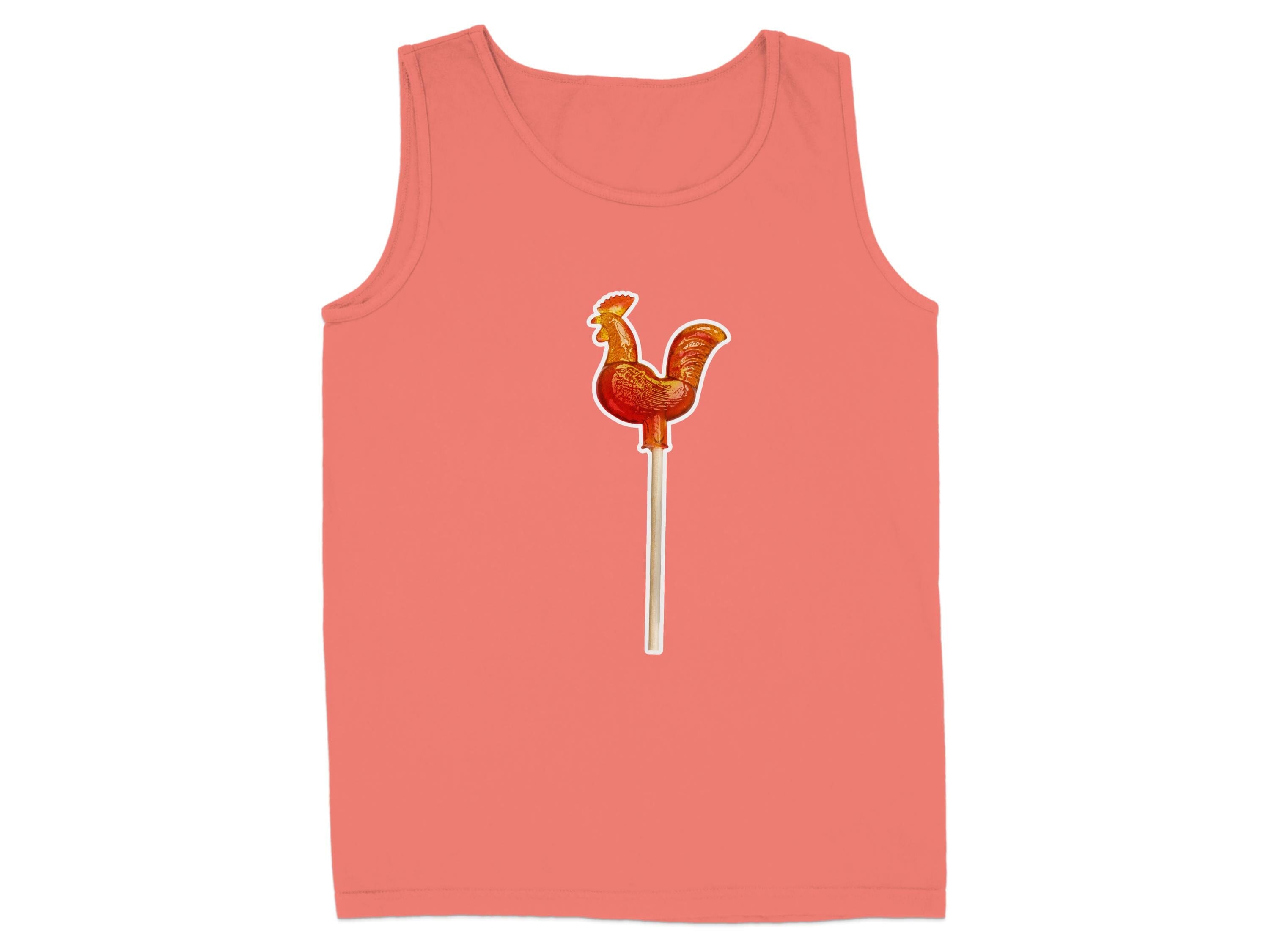 Rooster Shaped Lollipop Graphic Tank Top product