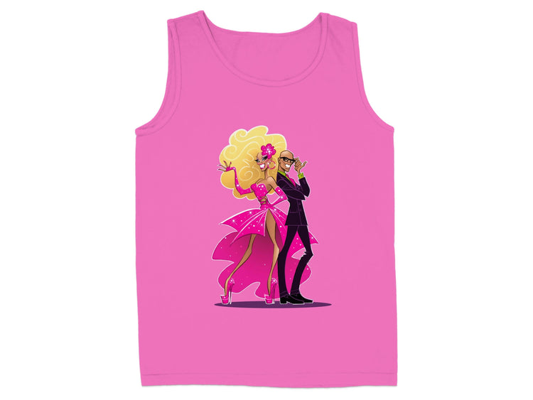 Vibrant Cartoon Characters Graphic Tank Top product