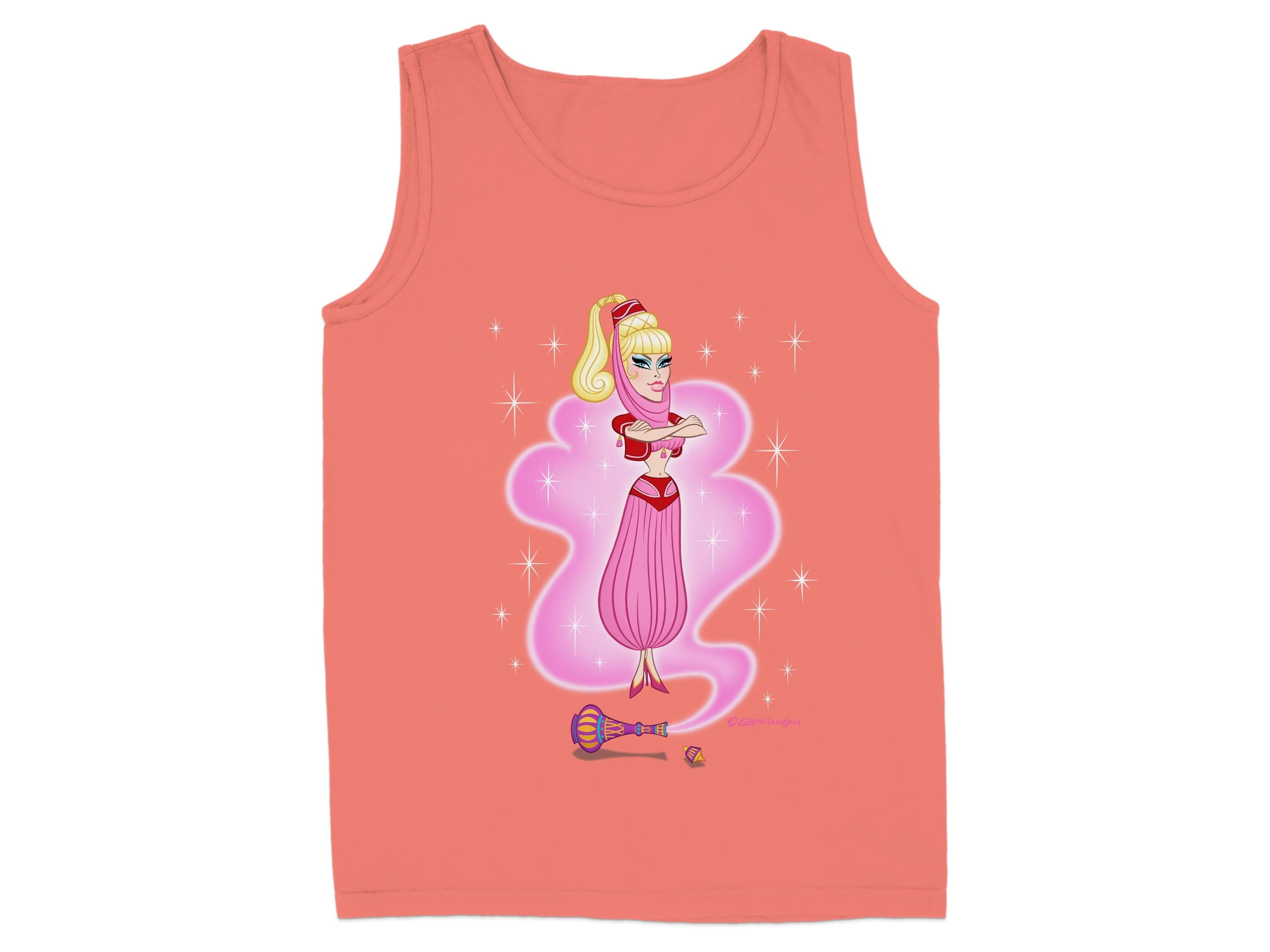 Magical Genie Character Pink Sleeveless Tank Top product