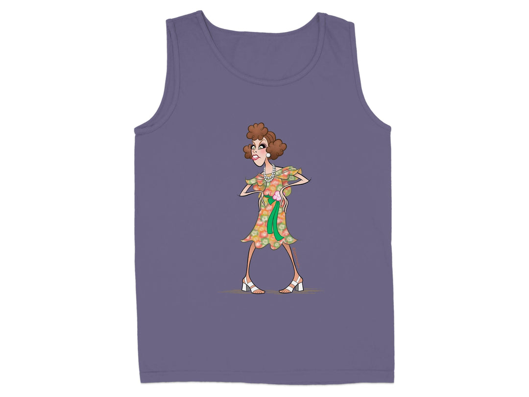 Fashionable Female Character Print Tank Top product