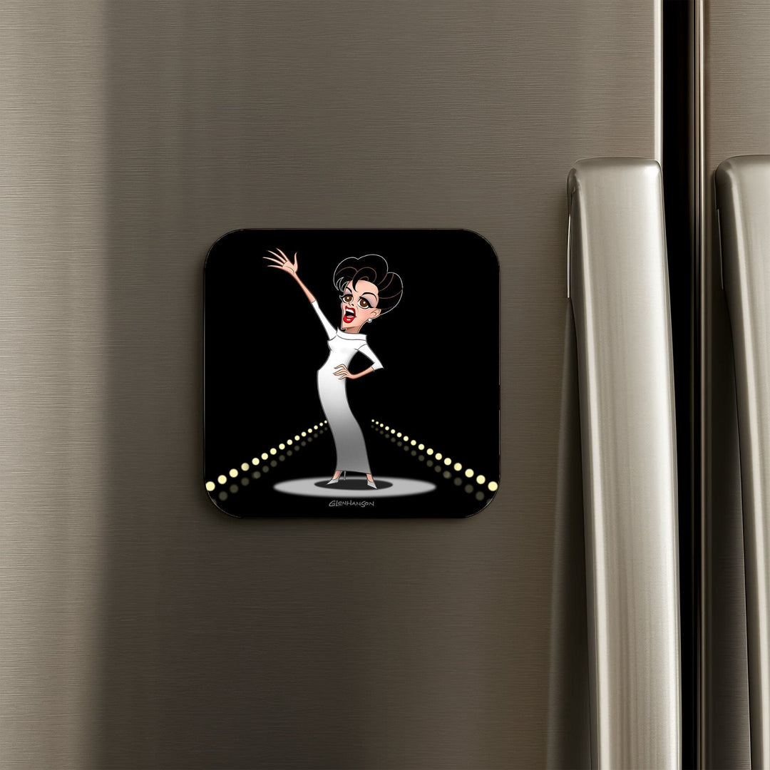 Glamorous Diva Cartoon Art Refrigerator Magnet product