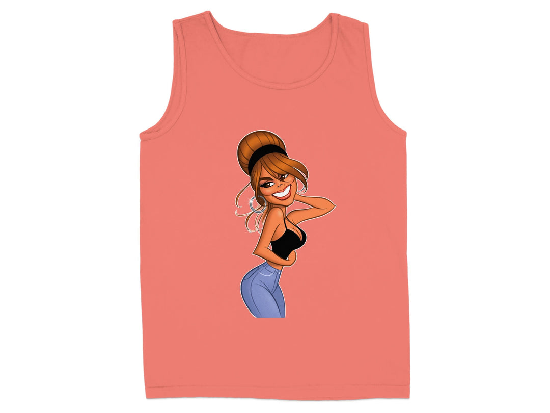 Vibrant Women's Tank Top with Stylish Cartoon Graphic product