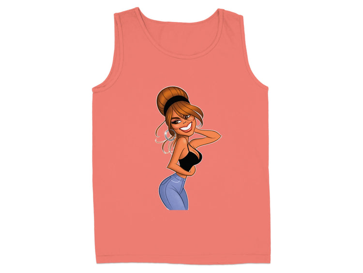 Vibrant Women's Tank Top with Stylish Cartoon Graphic product