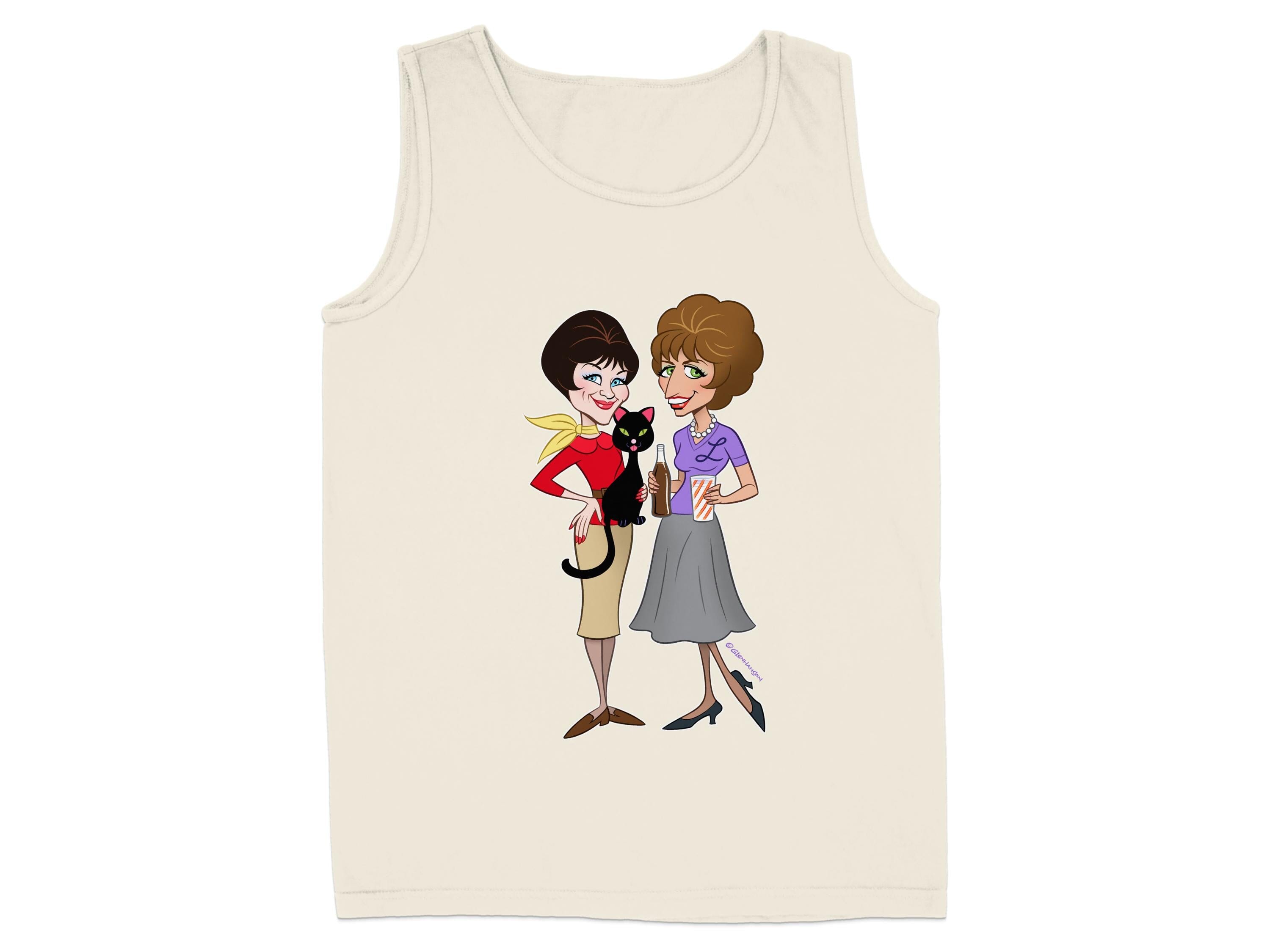 Vintage Animation Characters Women's Tank Top product type