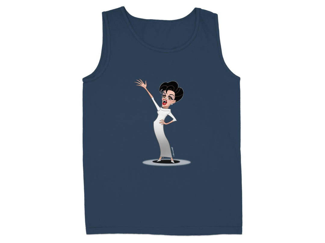 Animated Character Performing Print Tank Top Product Type