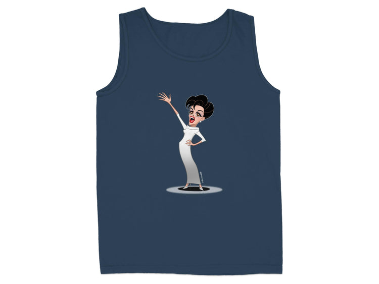 Animated Character Performing Print Tank Top Product Type