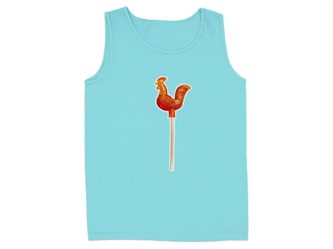 Rooster Shaped Candy Lollipop Design Graphic Tank product