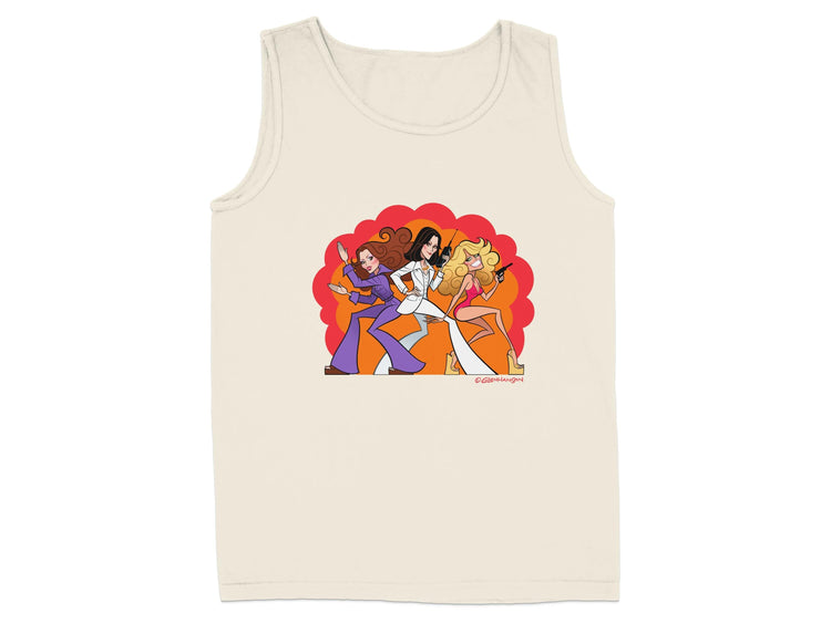 Fun and Vibrant Retro Cartoon Group Tank Top product