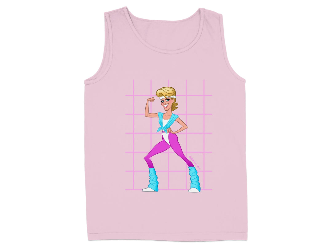 Retro Fitness Enthusiast Graphic Tank Top product type