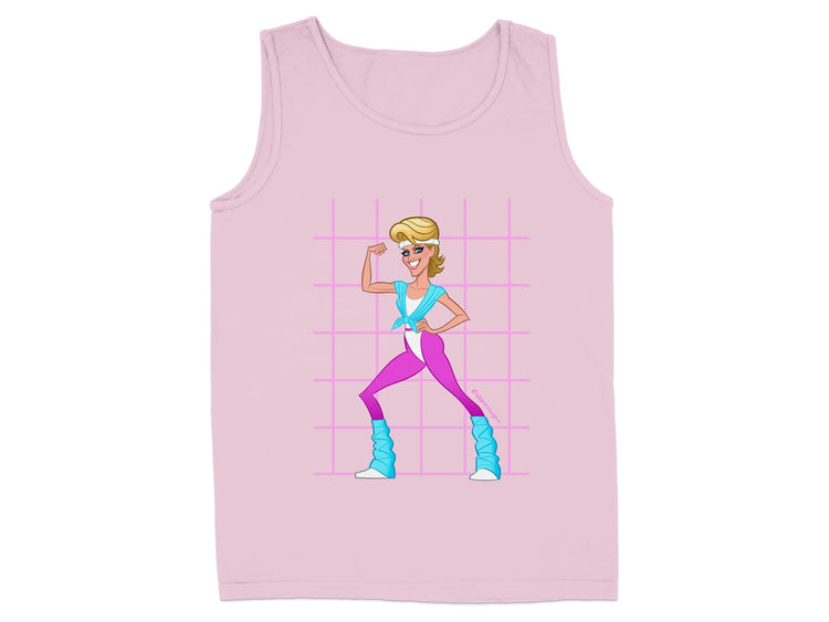 Retro Fitness Enthusiast Graphic Tank Top product type