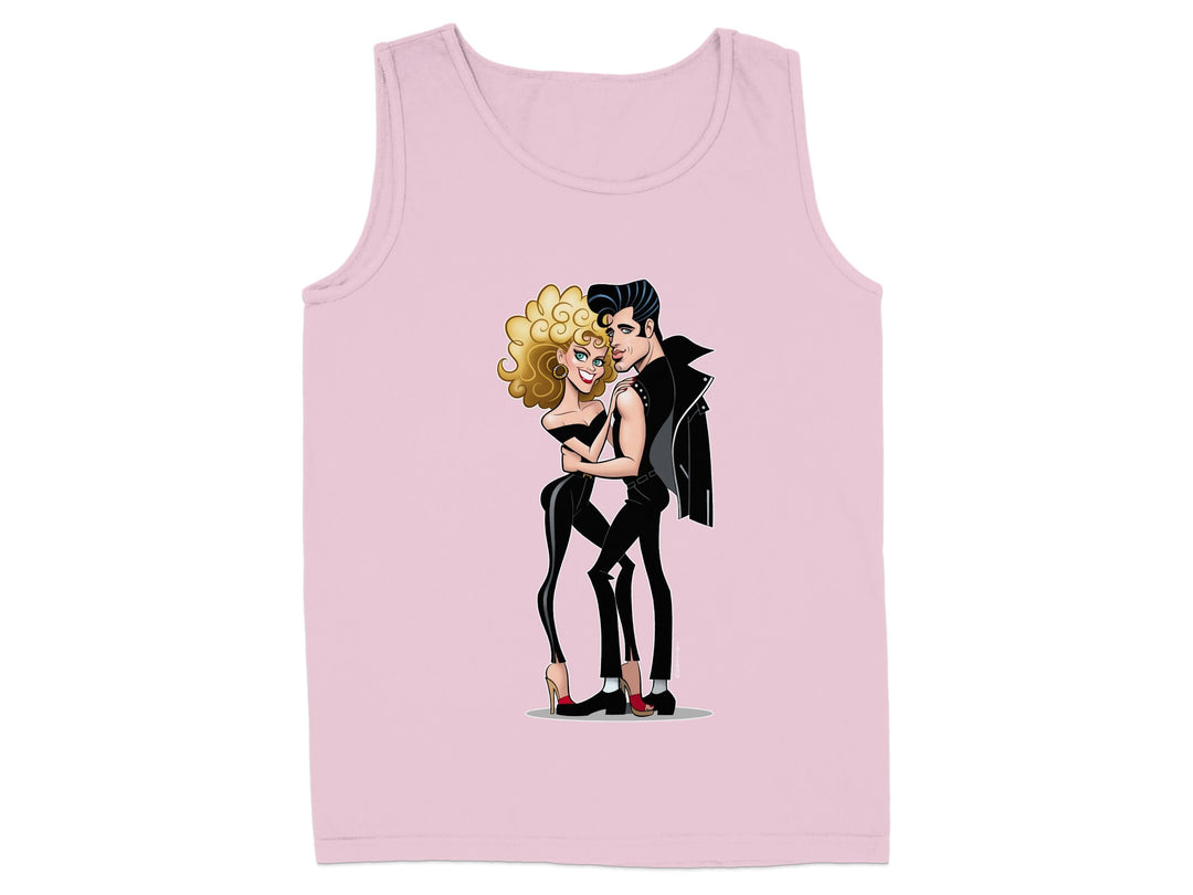 Retro Couple Cartoon Tank Top product