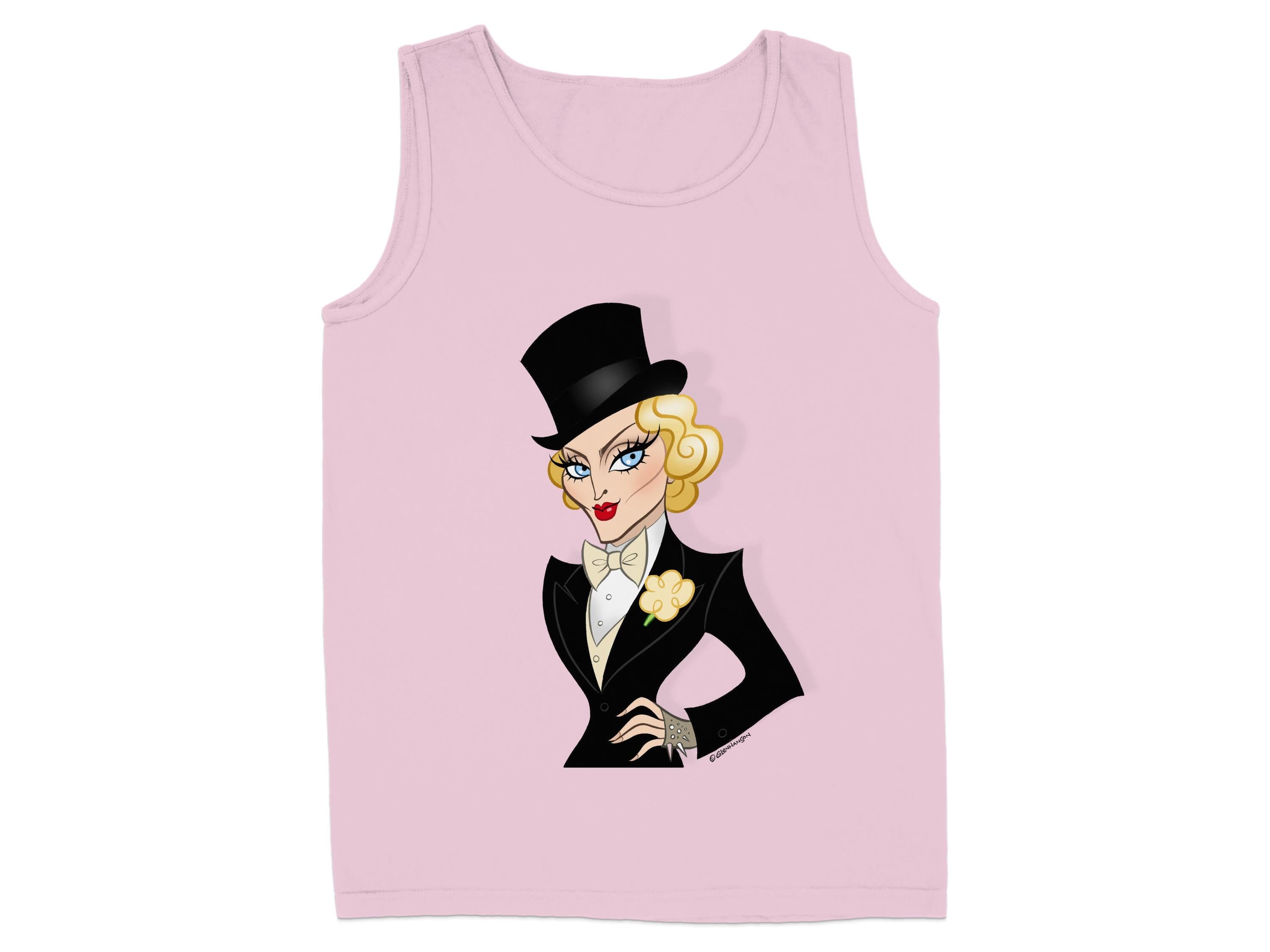 Stylish Tank Top Featuring Classic Top Hat Character product type