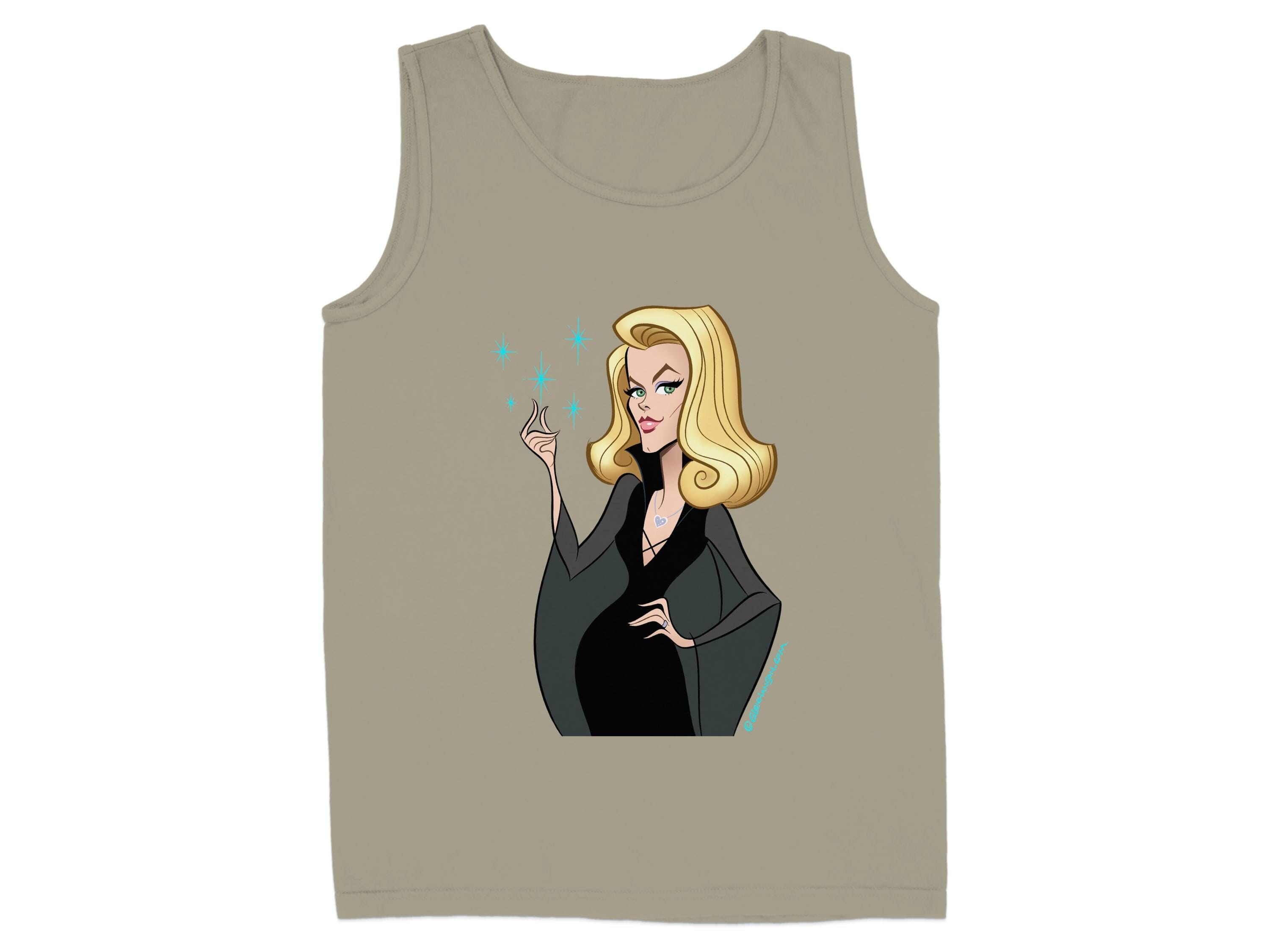 Enchanting Blonde Cartoon Character Printed Tank Top Product