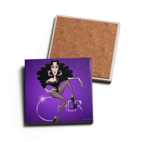 CHER • CERAMIC COASTER