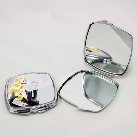Glamour Tux • Compact Mirror
