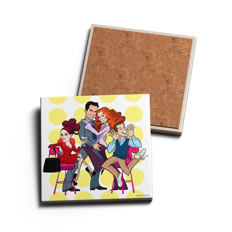JAZZ HANDS • CERAMIC COASTER