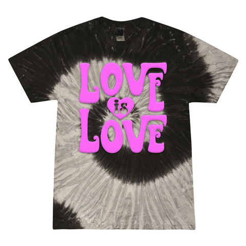 LOVE IS LOVE • TIE DYE TEE