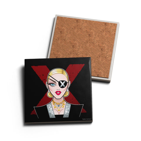 SPY LADY • CERAMIC COASTER