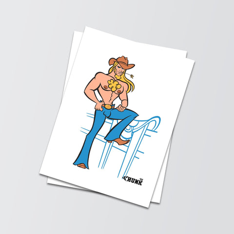 COWBOY • 8 by 10 ART PRINT